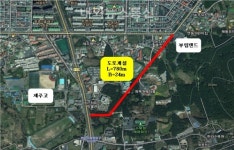 부림랜드~1100도로(중로1-1-47호선) 도시계획도로 개설사업 추진