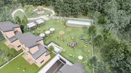 용인 처인구 타운하우스 양지 위드포레 총 33가구 전원주택단지 분양, 반려견 품은 힐링라이프