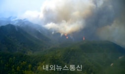 경북 안동시 풍천면 강한 바람으로 재불 발생