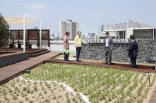 광주 동구, 푸른마을공동체센터 옥상정원 개소식 가져