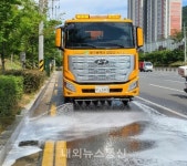 대구 달성군 살수차 운행 시작