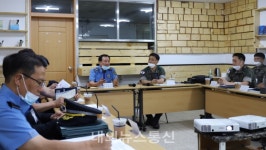 울진해경, 육군 5312부대와 해안경계 강화 위한 업무 협의