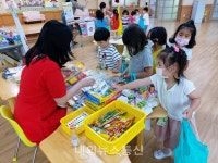 아산흰돌유치원, 시장놀이 체험 프로그램 운영
