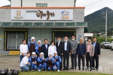 진영 행정안전부장관, 전북 완주군 마을기업 방문