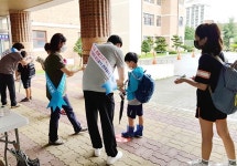 곡성군, 옥과초 방문 코로나19‧폭염 피해 예방 캠페인