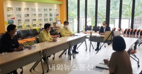 김회광 파주시 부시장, 율곡수목원 조성사업 현장점검