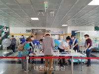 대구도시철도, 명덕역 에서...시원한 서비스