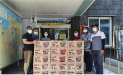 이호동주민자치위원회, 취약계층 후원물품 주민센터 기탁