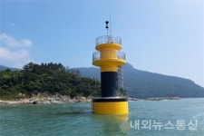 목포해수청, 완도군 보길도 인근 암초에 등대 설치