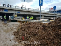대구시설공단,신천둔치와 신천동로 긴급 복구 작업 돌입...