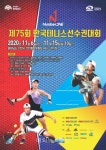 천안종합운동장, 제75회 한국테니스선수권대회 개막