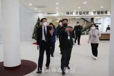 안동우 제주시장, 애월읍사무소 신청사 방문