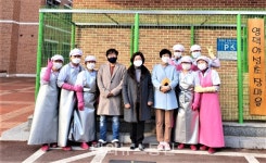 영덕야성초, 안전한 학교 급식 전통장 담그기 실시