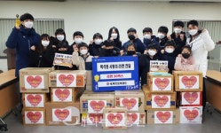 세계로효태권도, 백석동에 사랑의 라면 전달