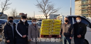 ㈜화승케미칼 노동조합, 둔포면에 사랑의 쌀 전달