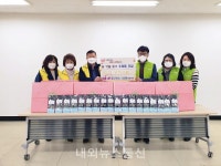 천안상현교회, 부성2동에 설맞이 후원품 전달