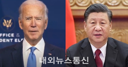미중 정상, 협력 강조하는 통화 진행, 미중 관계 주목