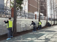 계양구 계산4동, 메타세콰이어 샛길 사업지 도색작업 실시
