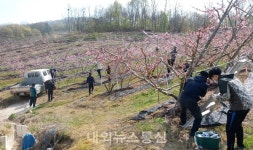 음성군 수도사업소, 봄철 농촌일손돕기 펼쳐
