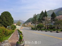 평창군 미탄면, 마을화단 조성...아름다운 경관 제공