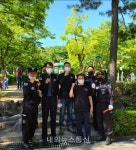 계양구 자율방범연합대 계양산 교통봉사