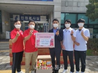 용인시 포곡읍, 용인대 신성태권도장 원생들 이웃돕기 라면 1800봉지 기탁