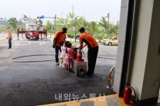 단샘유치원,  도청 119 안전센터 체험학습 실시