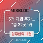 미스블록, 5개 치과 추가… 총 32곳과 업무협약 체결