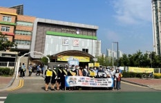 인천서부경찰서, 가원초등학교 스쿨존 교통안전 캠페인 실시