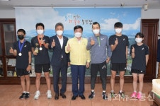 최용덕 동두천시장, 관내 체육꿈나무 격려