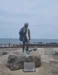 서귀포 법환 포구에 세워진 해녀상