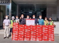 (주)다이아린, 계양구 작전2동에 라면 50박스 기탁