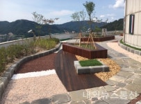 동두천시 자유수호평화박물관, 옥상부 관람객 휴게쉼터 조성