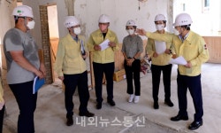 광주 서구의회, 화정어린이집 리모델링 공사현장 방문