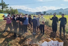 충주시 달천동 바르게살기위원회, 사랑 나눔 고구마 수확