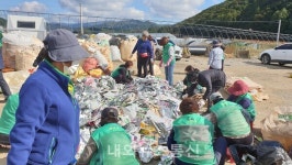 둔내면 남녀 새마을지도자 농약폐자재 수거 및 정비활동 펼쳐