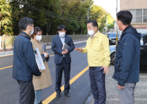 울산남구, 서동욱 남구청장 옥서초 보행환경 개선사업 현장 방문