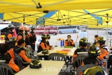 충주소방서, 실전과 같은 불시 긴급구조통제단 가동훈련 실시