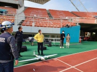 안산시, 드론 활용 안산~와스타디움 시설 안전점검 실시