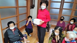 장흥군 부산면 행정복지센터, 가래떡 나눔행사 가져