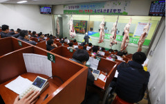 축산시장 다시 활기