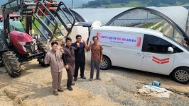 얀마, 수해 지역농가 농기계 서비스 진행 