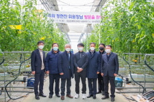 정현찬 농특위원장, 친환경 농업 현장 방문