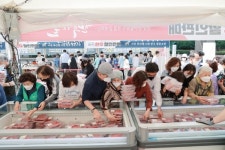 한우협, 청계광장서 한우고기 반값 할인