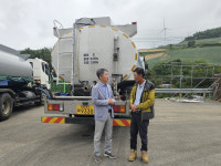 대아청과, 강릉 고랭지 배추 농가에 2천 톤 물 공급