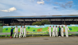 축평원 강원지원, 축산농가 벽화그리기 나서