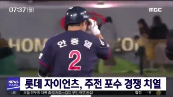 롯데 자이언츠, 주전 포수 경쟁 치열