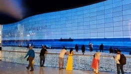 두바이몰 세계 최대 스크린에 부산의 파도 미디어아트 상영