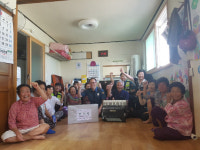 이상구 수완지구대 경위, 반촌노인정에 청소기 기증