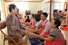 광주 북구의회, 사랑의 발마사지 봉사